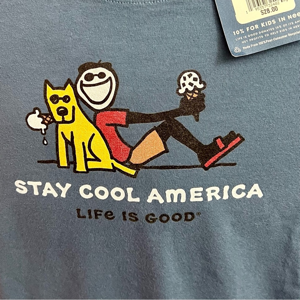 Men’s NWT XL Life Is Good t-shirt